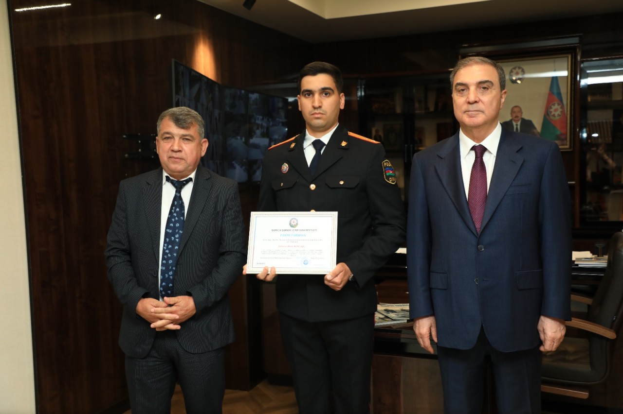 Gəncədə Polis Günü qeyd olundu - FOTOLAR